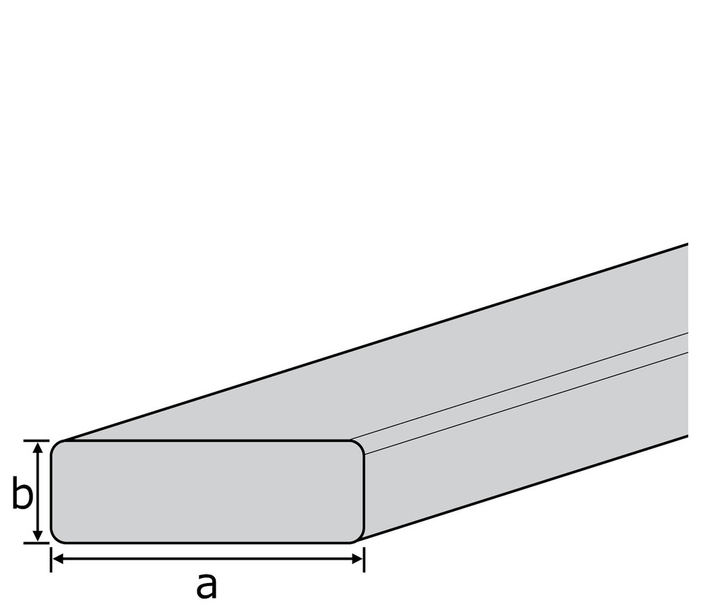 Kupfer Flach E-Cu Flachstange CW004A Cu-ETP 40 x 10 mm *Länge auswählen* 