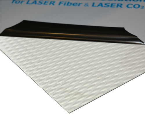 1.4301 Edelstahlblech 2,0x1250x2500 mm mustergewalzt 5 WL gebürstet + Laserfolie, geprüftes Schliffbild