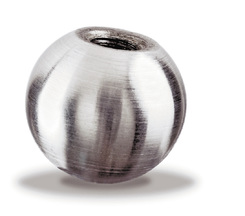 A2 Kugel 50 mm Sacklochgewinde M8 gebürstet